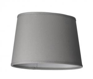 LAMPSKÄRM Linne Ringfäste Oval Grå 25cm