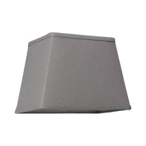 LAMPSKÄRM Linne Ringfäste 16/23,5cm Grå