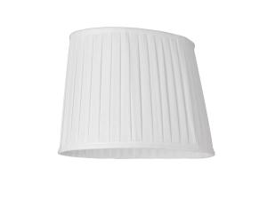 LINNE PLISSERAD Lampskärm 260/320mm Oval Vit
