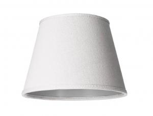 LAMPSKÄRM Linne Klotfäste Vit 20cm