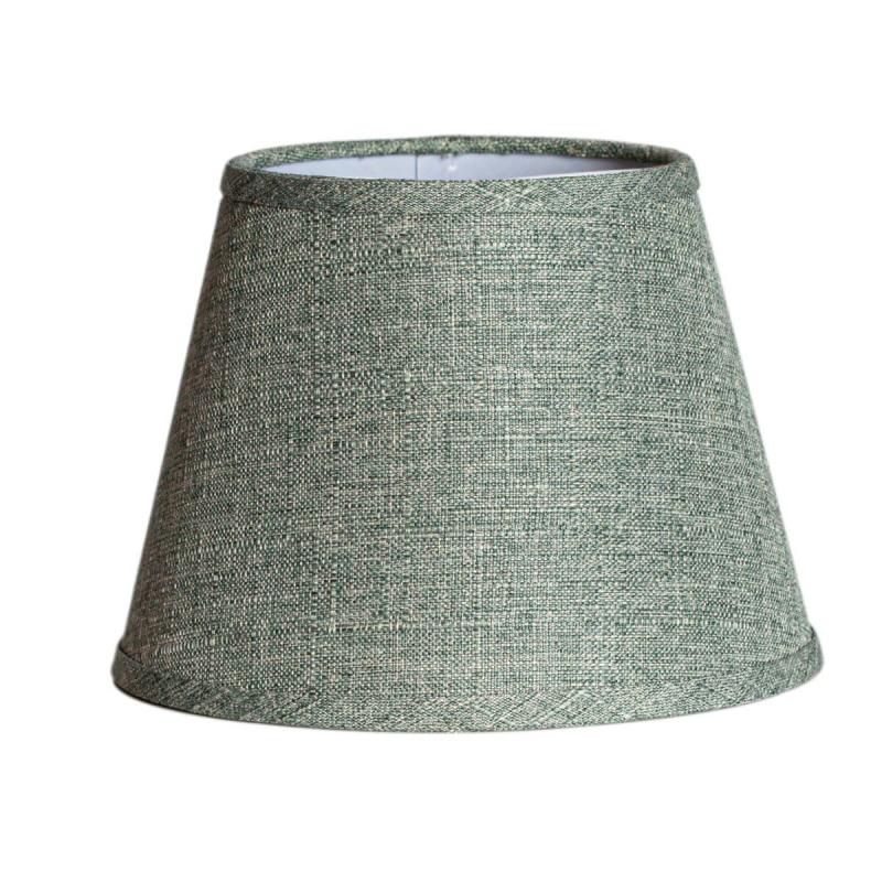 LAMPSKÄRM Linne Klotfäste Grön 20cm