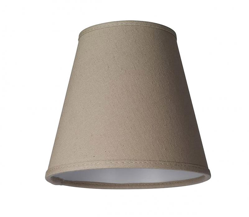 LAMPSKÄRM Linne Klotfäste Beige 17cm