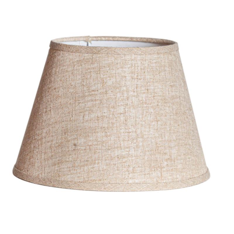 LAMPSKÄRM Linne Klotfäste 20cm Beige