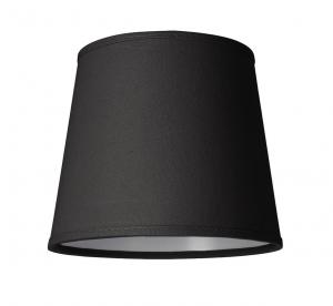 LAMPSKÄRM Linne Ringfäste Svart 20cm