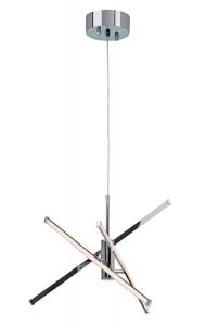 STRAZZA LED Takpendel Stepdim 62cm Krom/Silikon/Glitter