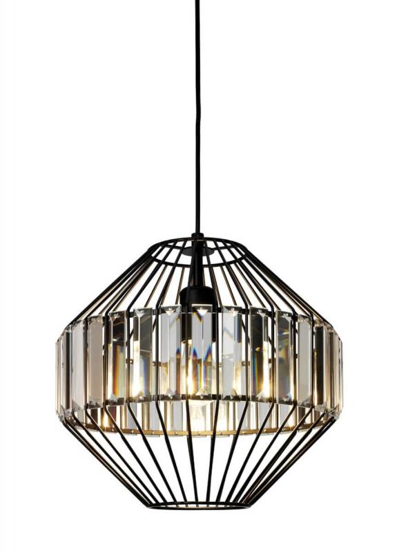 BODEGA Takpendel 32cm Svart/Kristall