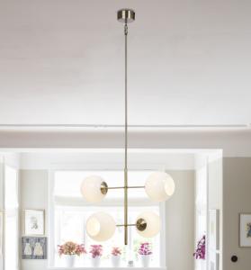 VRI Takpendel 4a 730mm Antikmässing/Opalvit