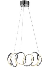 WAVE LED Takpendel Stepdim 55cm Krom