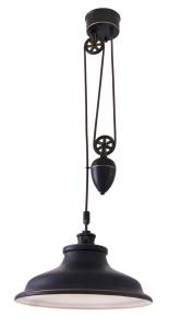 NEW HAVEN Takpendel 37cm Antiksvart