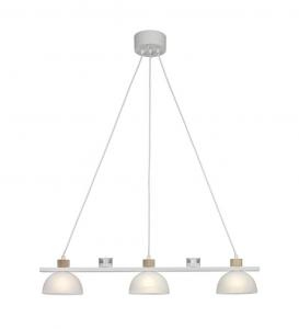 DIVOZA Taklampa Vit/Murano glas