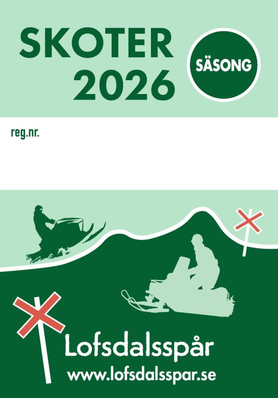 Ledmärke skoter säsong 2026
