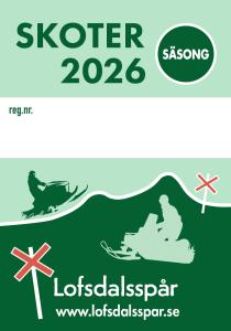 Ledmärke skoter säsong 2026