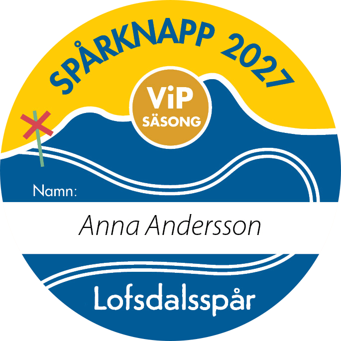 VIP Spårknapp skidor vuxen säsong 2027