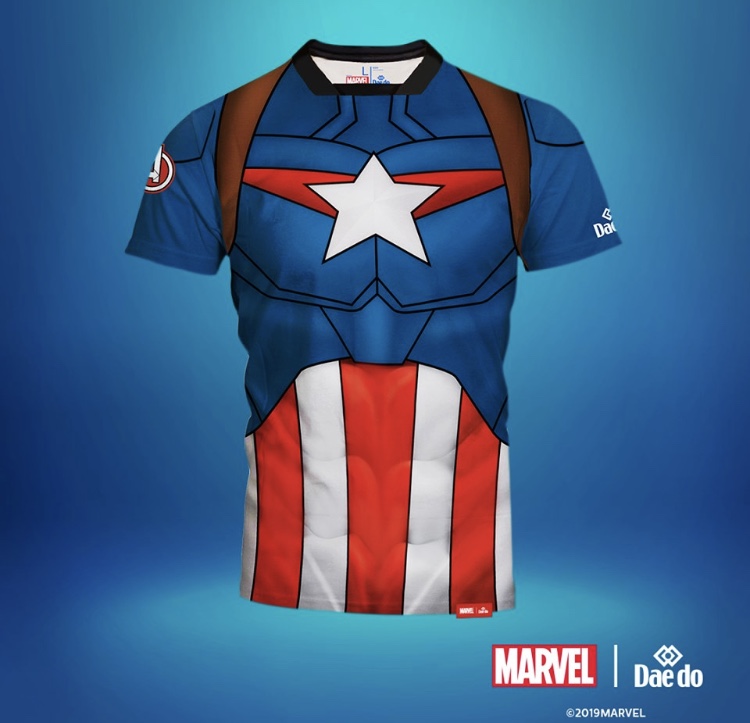 Marvel T-shirt Captain America Full Print