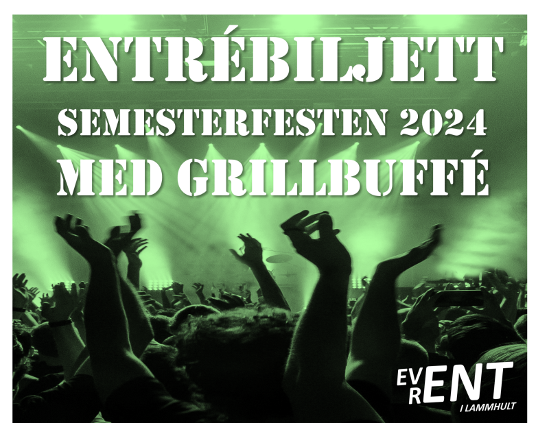 Entrébiljett Semesterfesten 2024