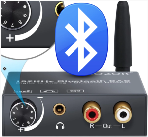 Blåtandsmottagare PSTV - med volymkontroll