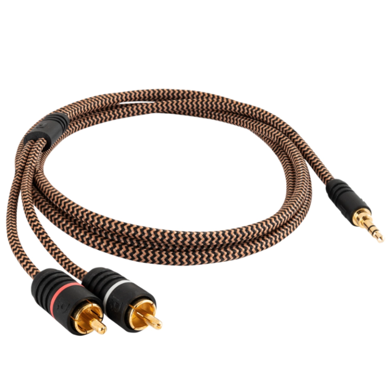 3.5mm-2x RCA-hane, 1.5 meter