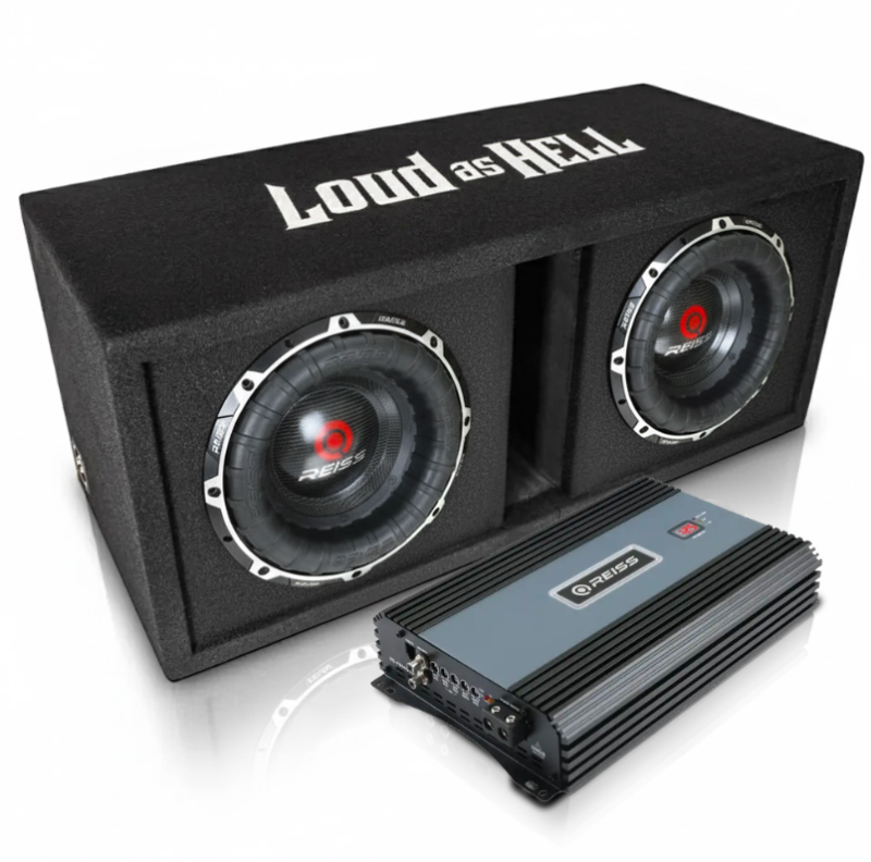 2x12" Reiss RS-VQ12.D1 Loud as hell låda ampkit