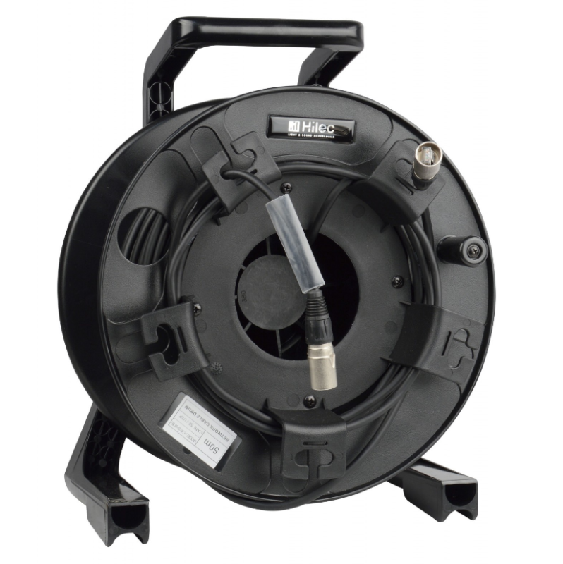 Cat 6 Kabel på vinda 50m svart