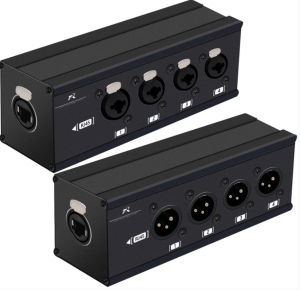 CatBox4 - Ljud eller DMX 4-kanaler via nätverkskabel