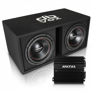 2x12" Soundmax SX-FX12.D4 dBVox låda Ampkit