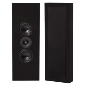 2-pack DLS Flatbox XL on-wall, mattsvart