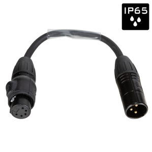 DMX Adapter 3 Polig hane > 5 polig hona