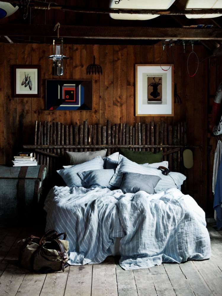 MISTY DUVET COVER Stripe Sky