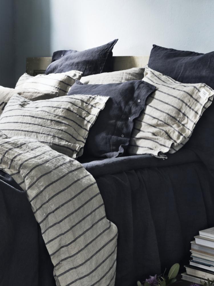 MISTY PILLOWCASE Stripe Black