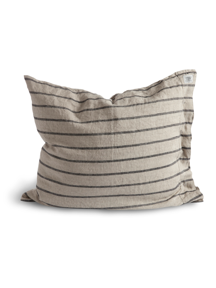 MISTY PILLOWCASE Stripe Black