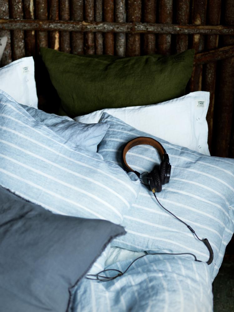 MISTY PILLOWCASE Stripe Sky