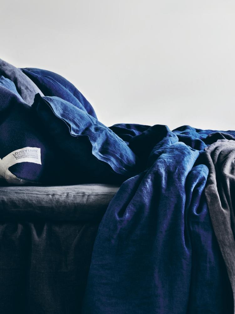 LOVELY PILLOWCASE Midnight Blue
