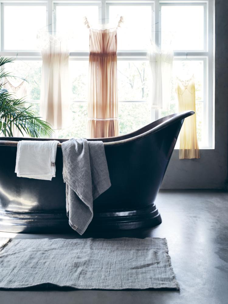 RUSTIC BATHROOM MAT Natural Beige