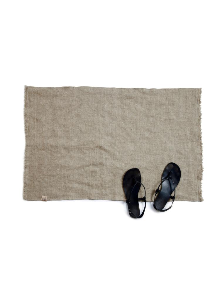 RUSTIC BATHROOM MAT Natural Beige