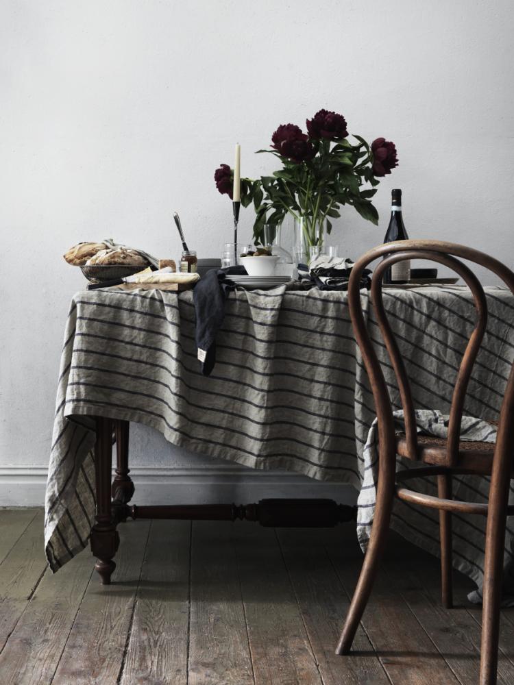 MISTY DUK Stripe Black