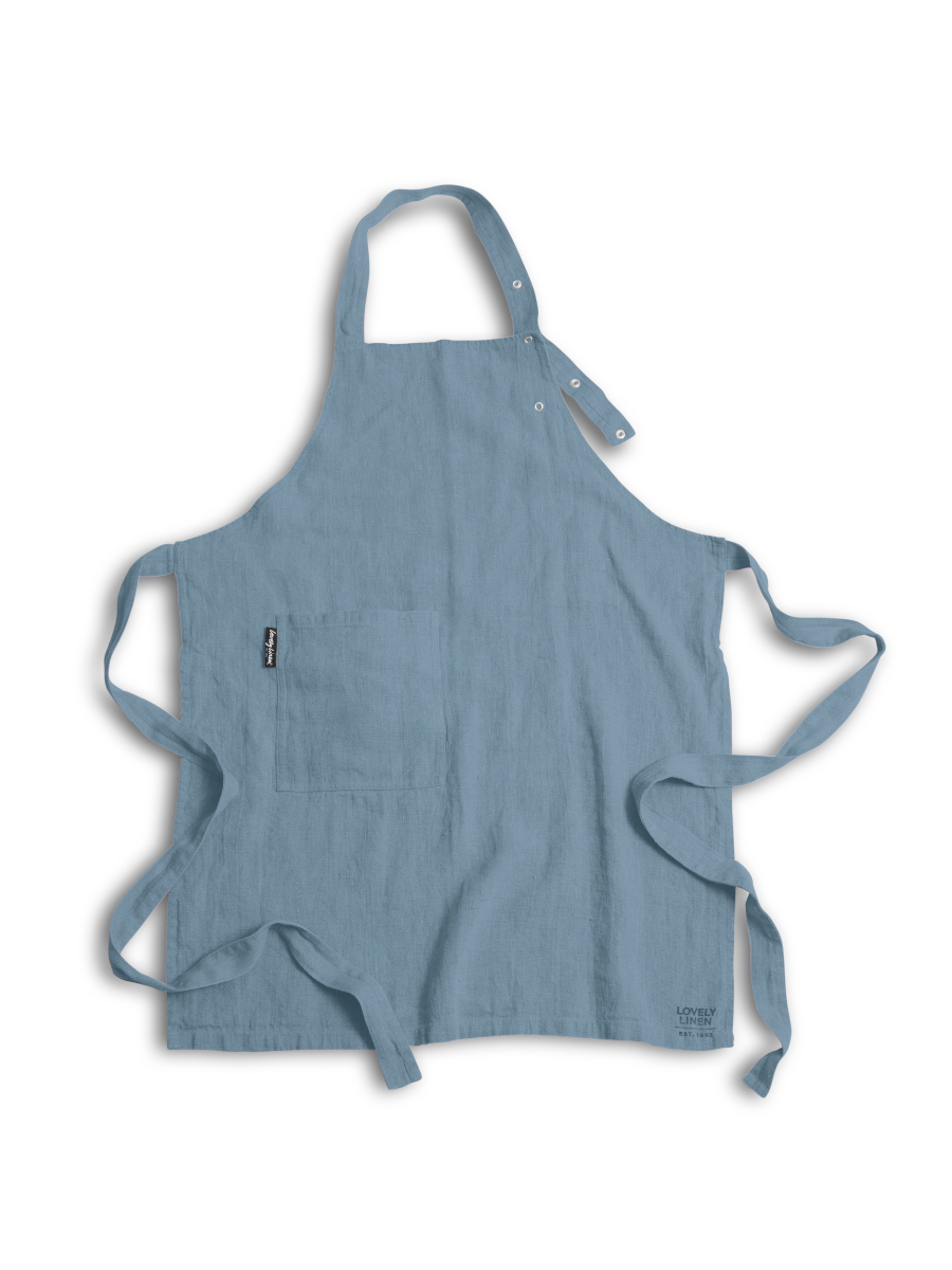LOVELY APRON Dusty Blue