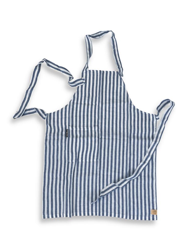 MISTY APRON Edge Denim Blue