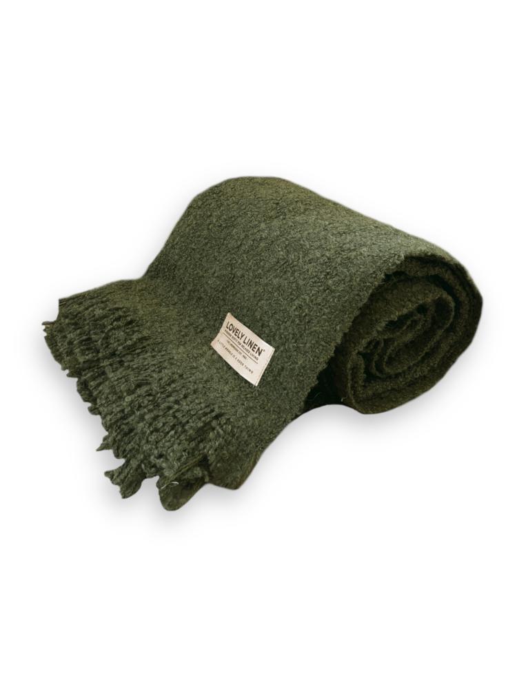 CURLY BLANKET Jeep Green