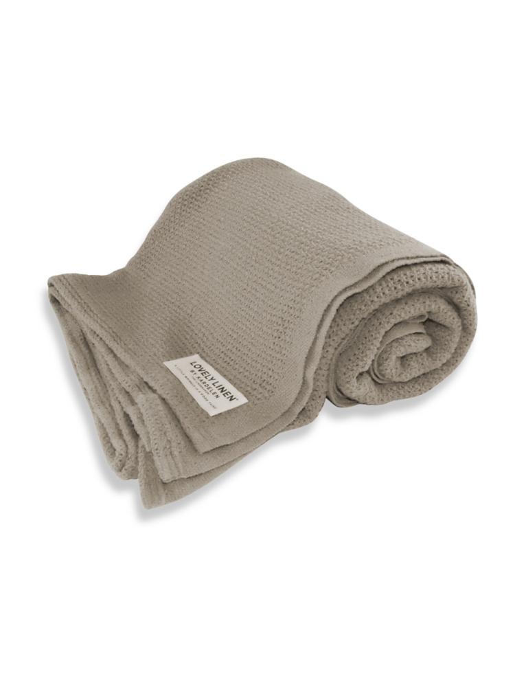 COTTON BLANKET Stone