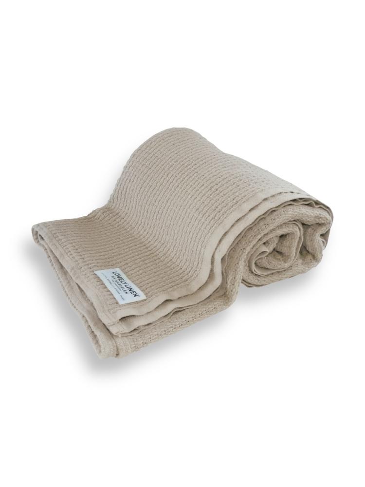 COTTON BLANKET Natural