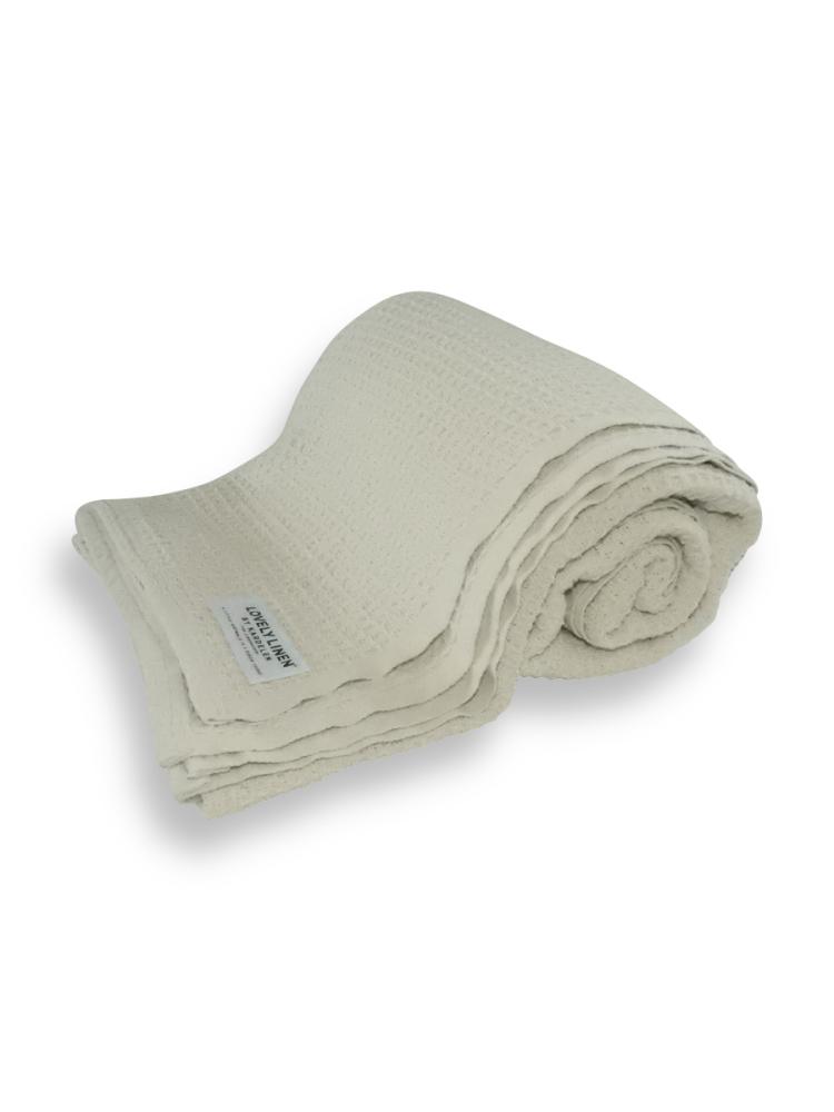 COTTON BLANKET Off-white