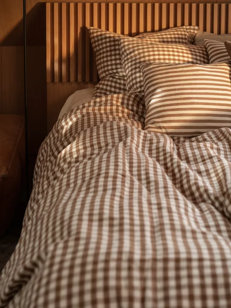 MISTY DUVET COVER Square Almond