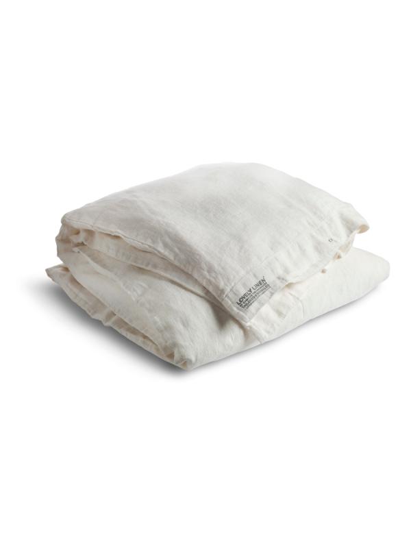 Lovely Påslakan Off-white i mjukt vitt linne.