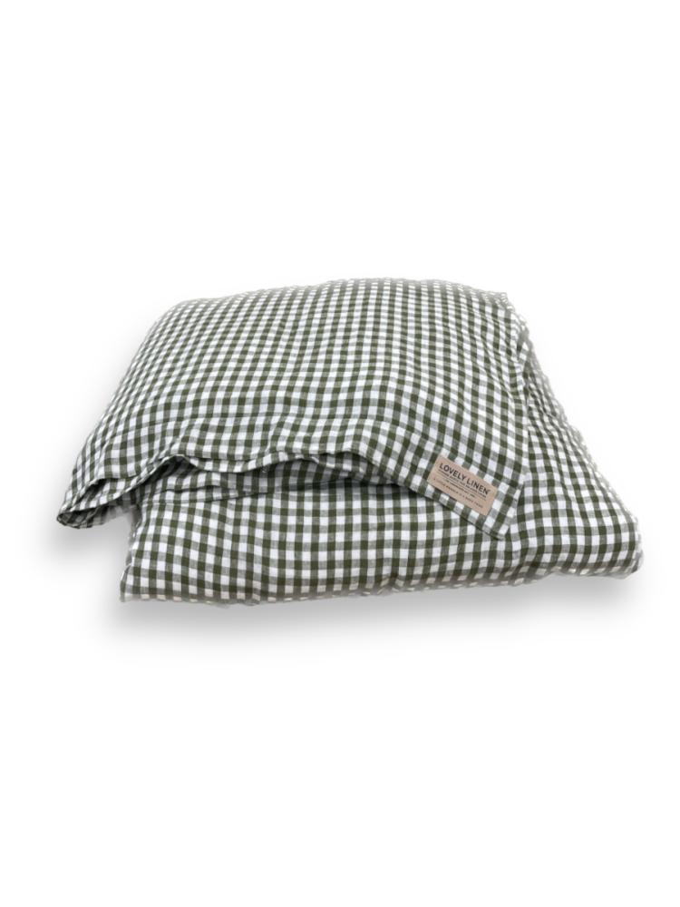 MISTY DUVET COVER Square Jeep Green