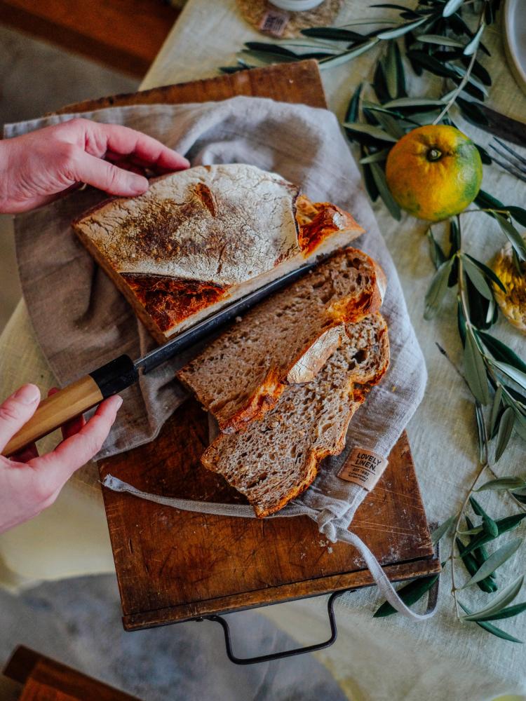 LOVELY BREAD BAG Natural Beige
