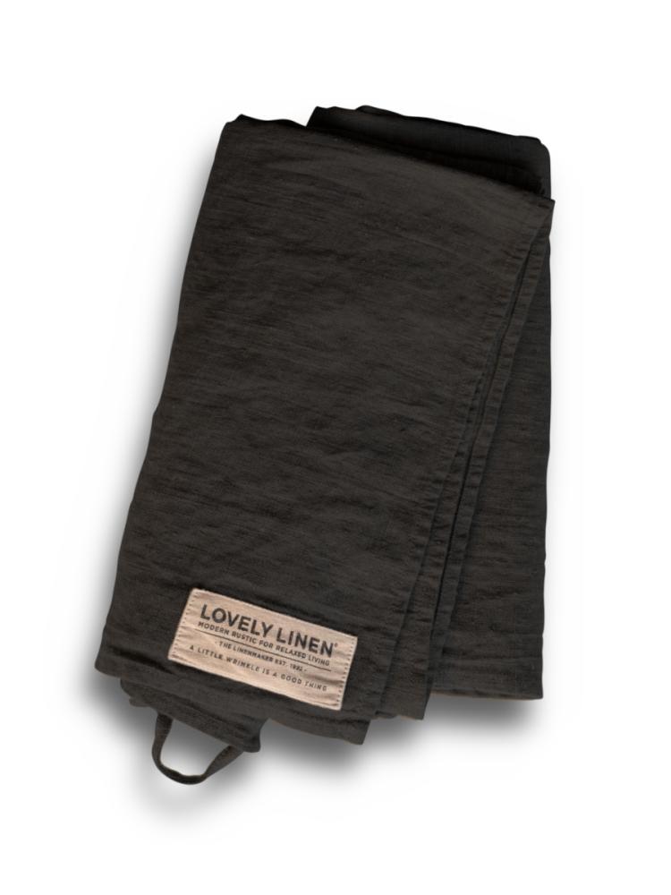 LOVELY BEACH TOWEL Dark Grey