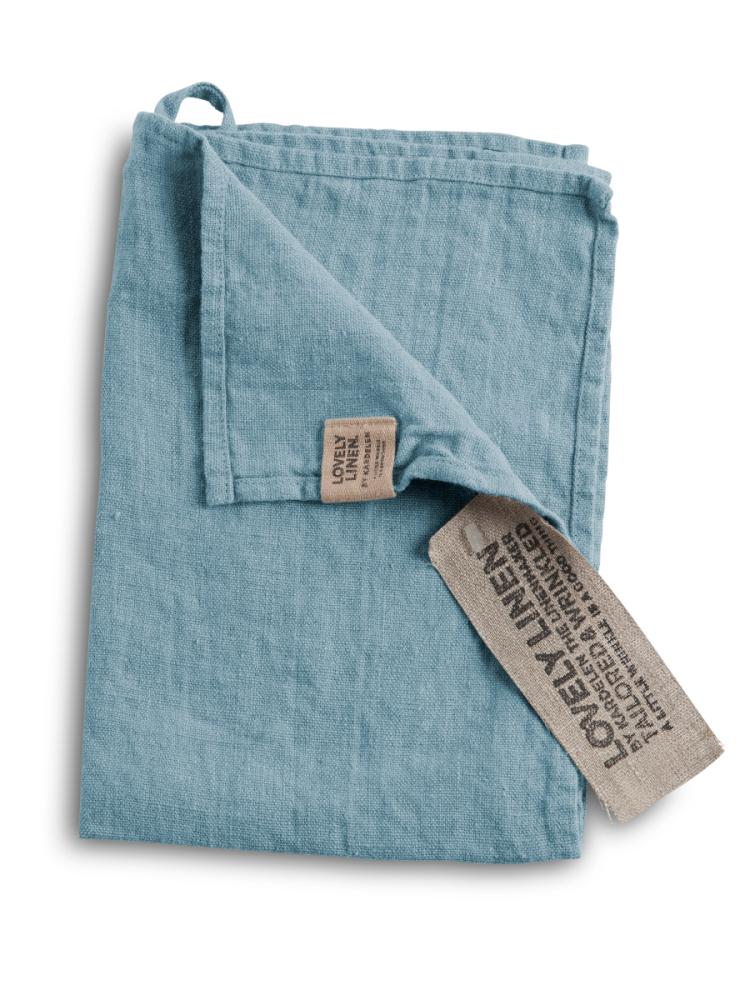 LOVELY GUEST TOWEL Dusty Blue