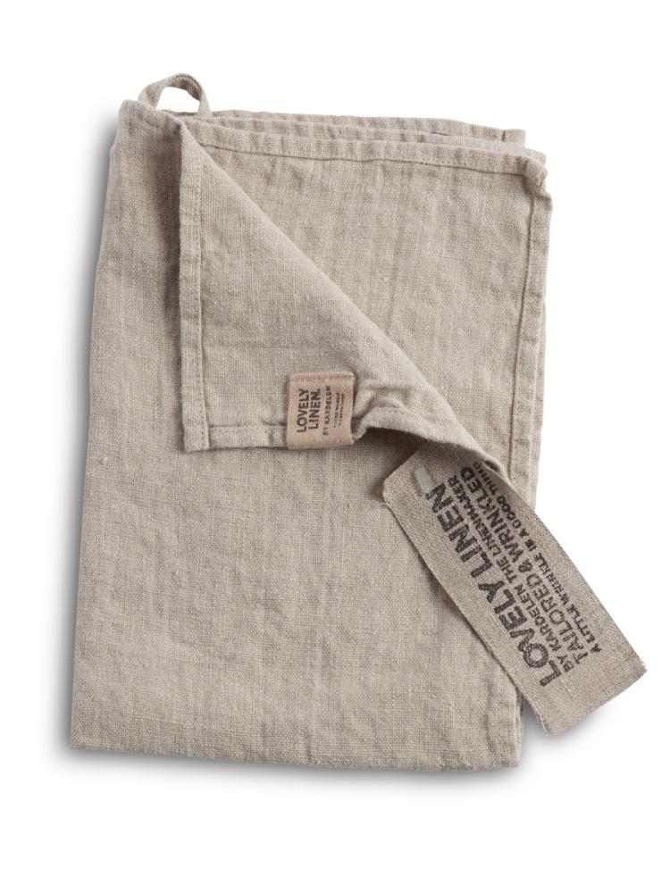 LOVELY GUEST TOWEL Natural Beige