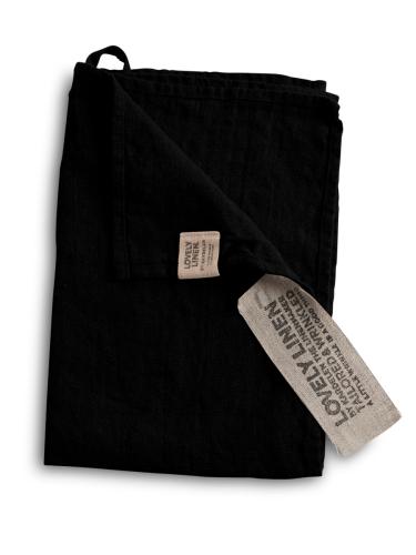 LOVELY GUEST TOWEL Black