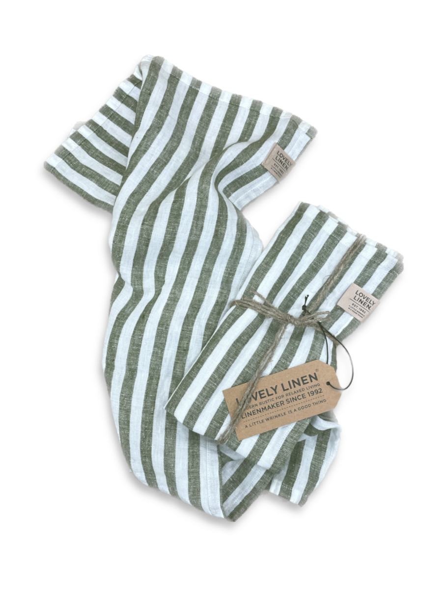 MISTY GUEST TOWEL Edge Jeep Green